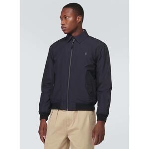 VTG Y2K Polo Ralph Lauren Jacket XL Windbreaker Navy Mens Large Fleece Lined